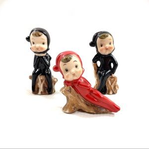 Pixie Elves Porcelain Ceramic Japan Shelf Sitters